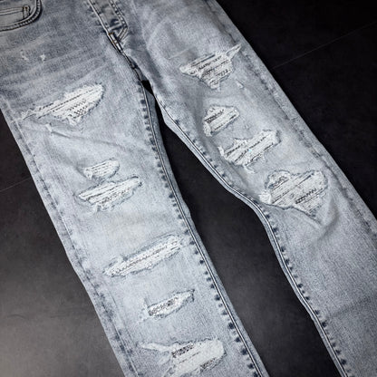 Amiri x Swarovski Denim