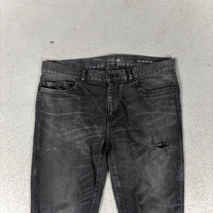 Saint Laurent 2018 D02 Distressed Denim