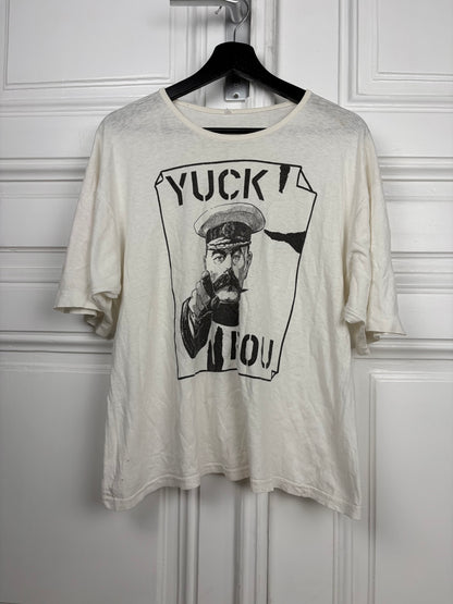 80s Paper Thin Boxy Yuck Fou Army Shirt