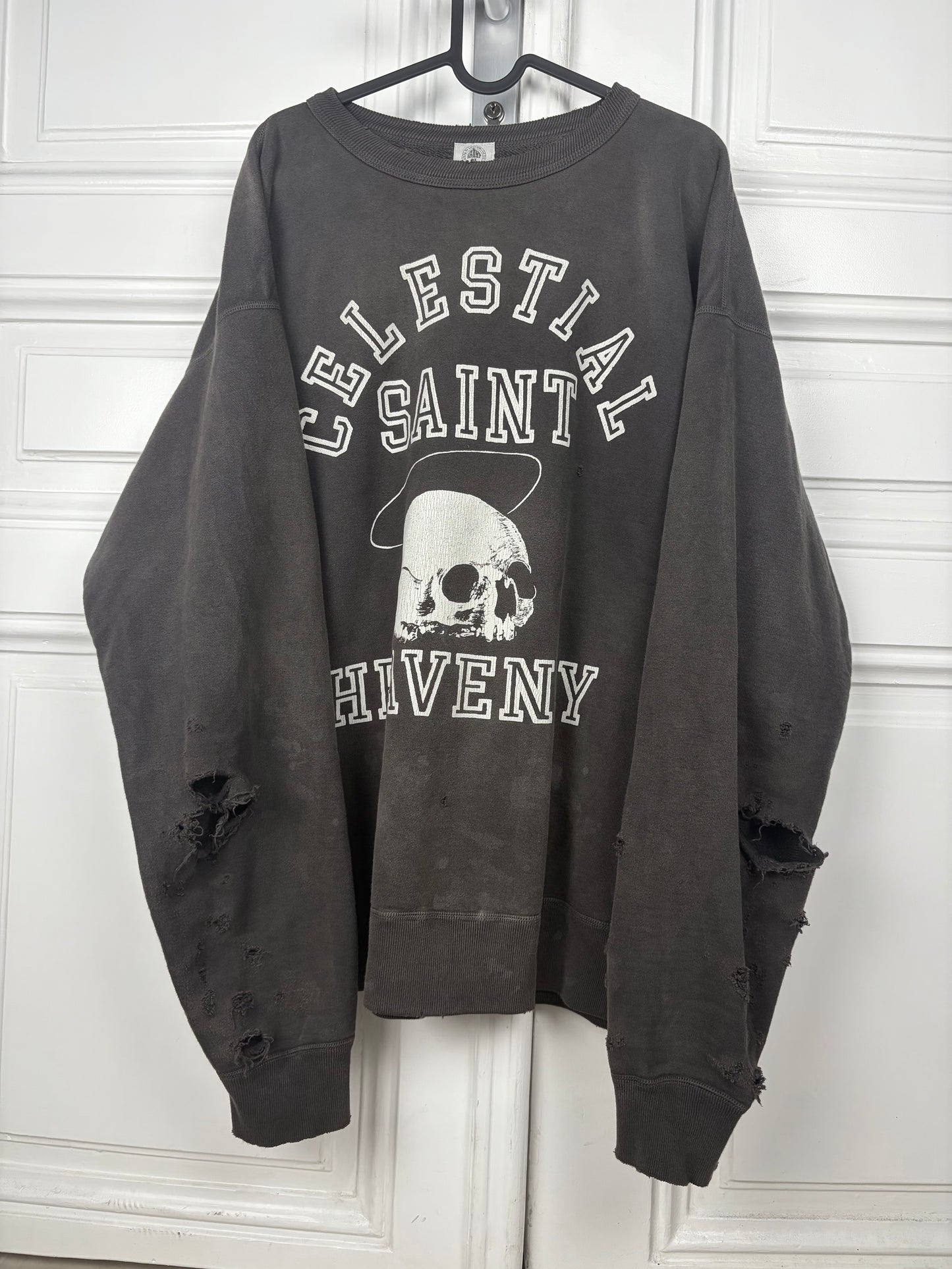 Saint Michael Distressed Sweater