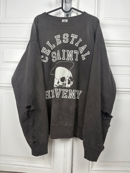 Saint Michael Distressed Sweater