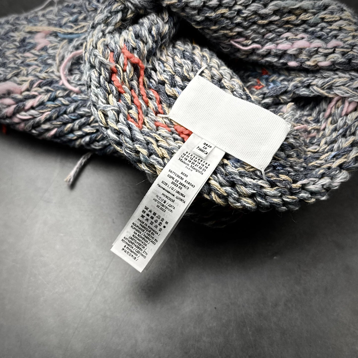 Maison Margiela multicolor balaclava