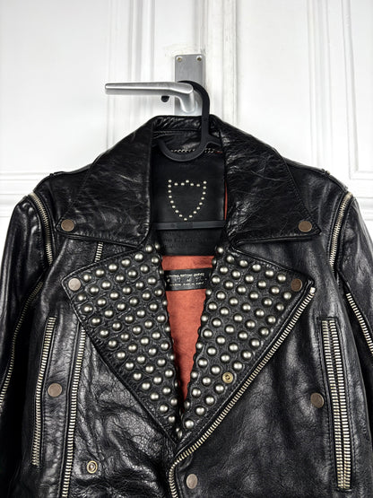 Hollywood trading company Studded Leather Jacket