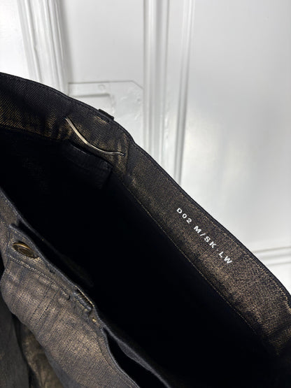 Saint Laurent 2017 Gold Coated Denim