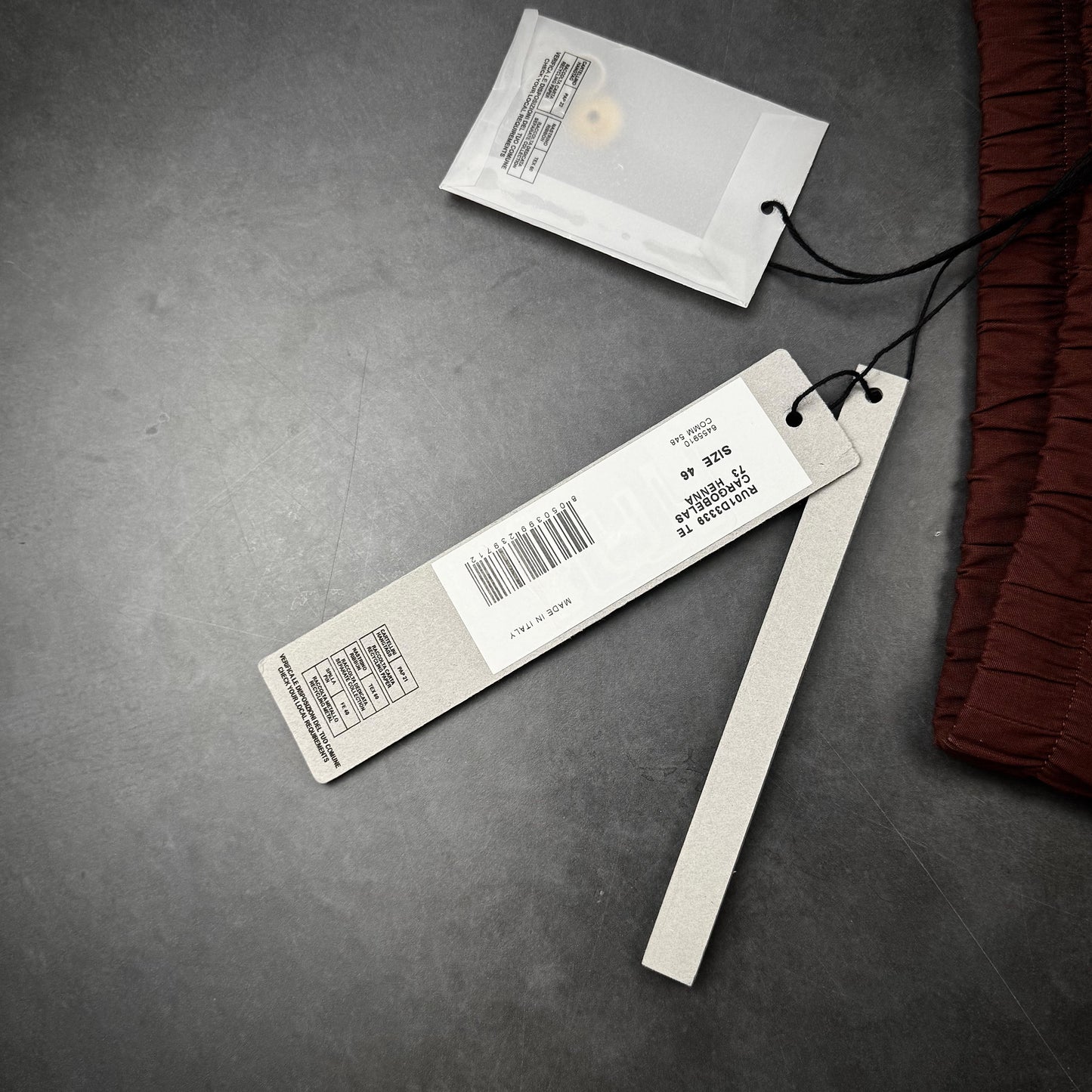 Rick owens red LIDO cargo bela