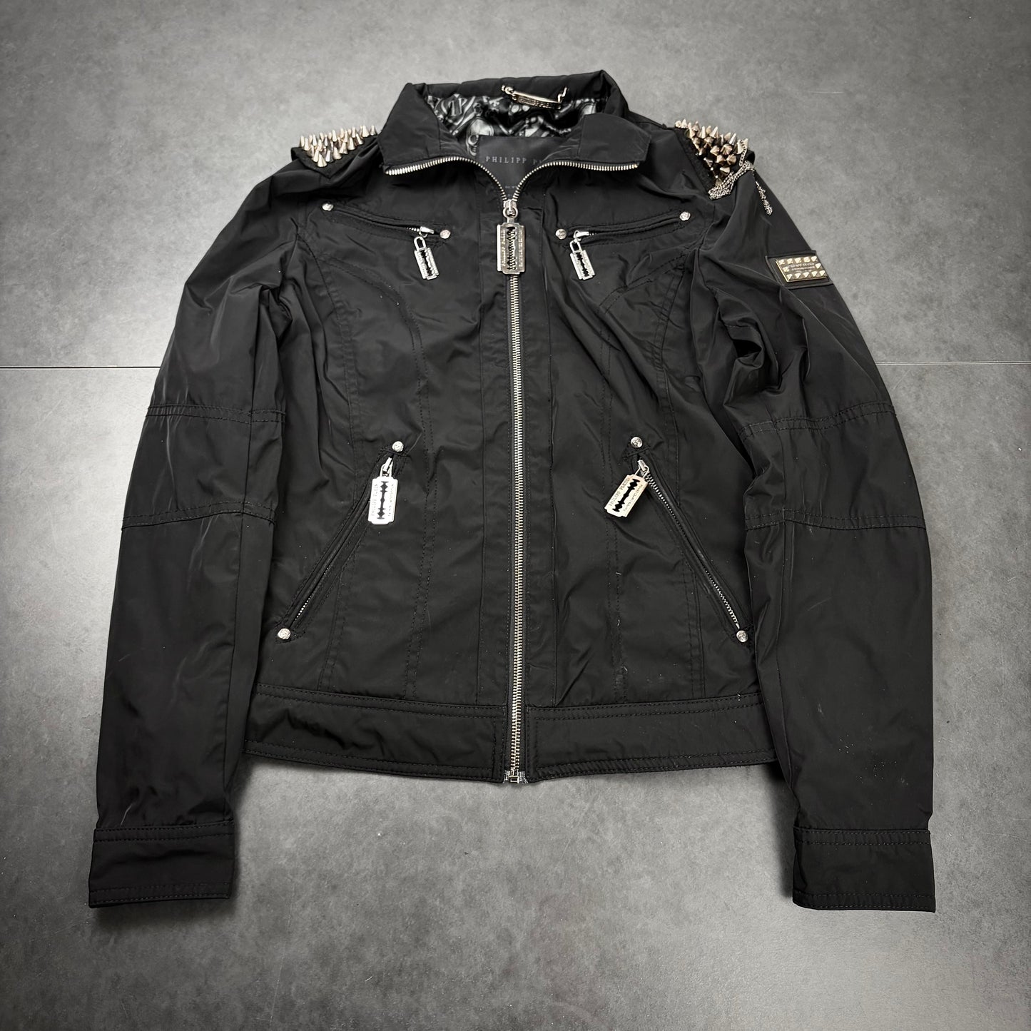 Philipp plein studded Razorblade jacket