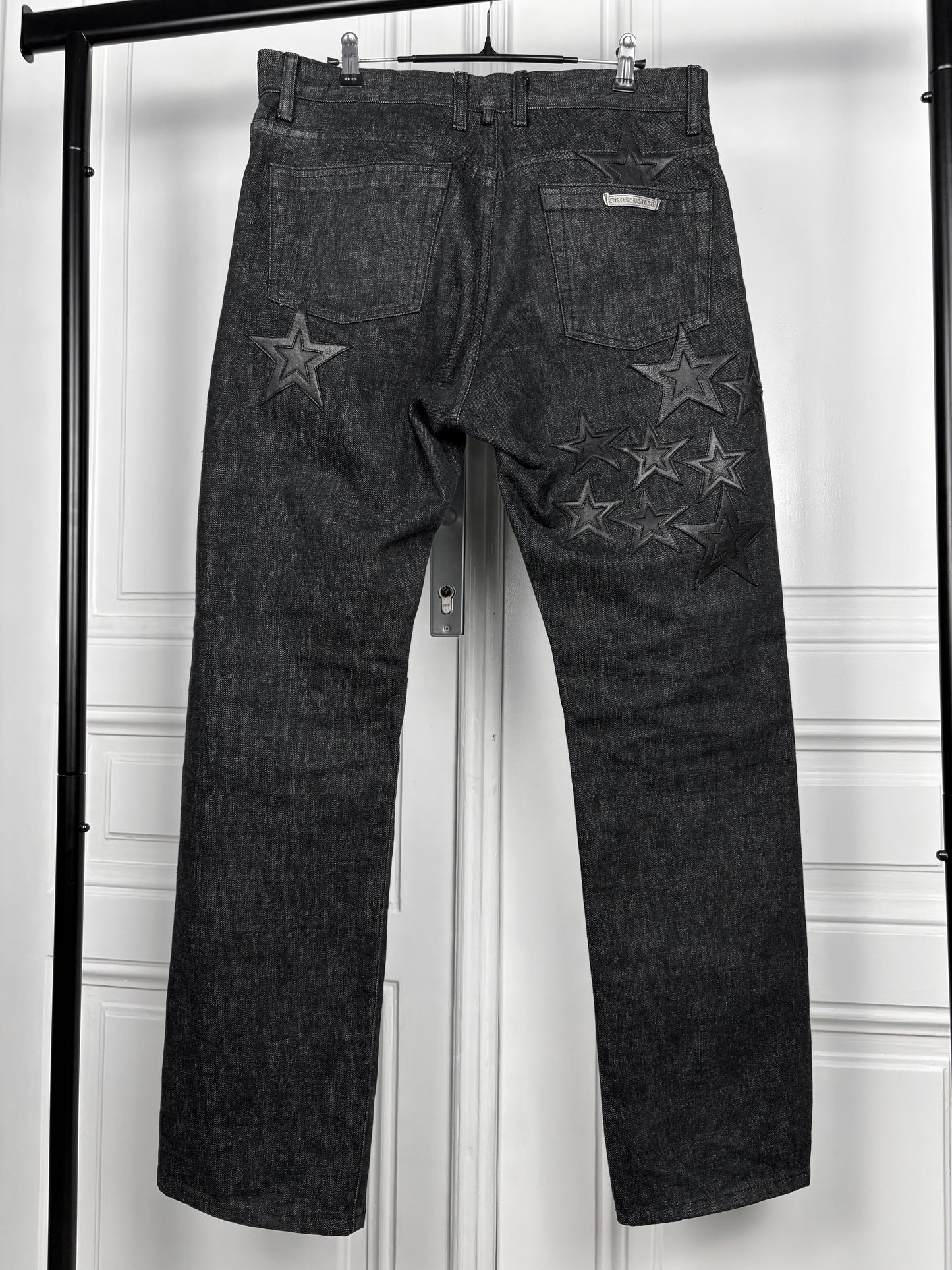 chrome hearts le fleur star patch denim