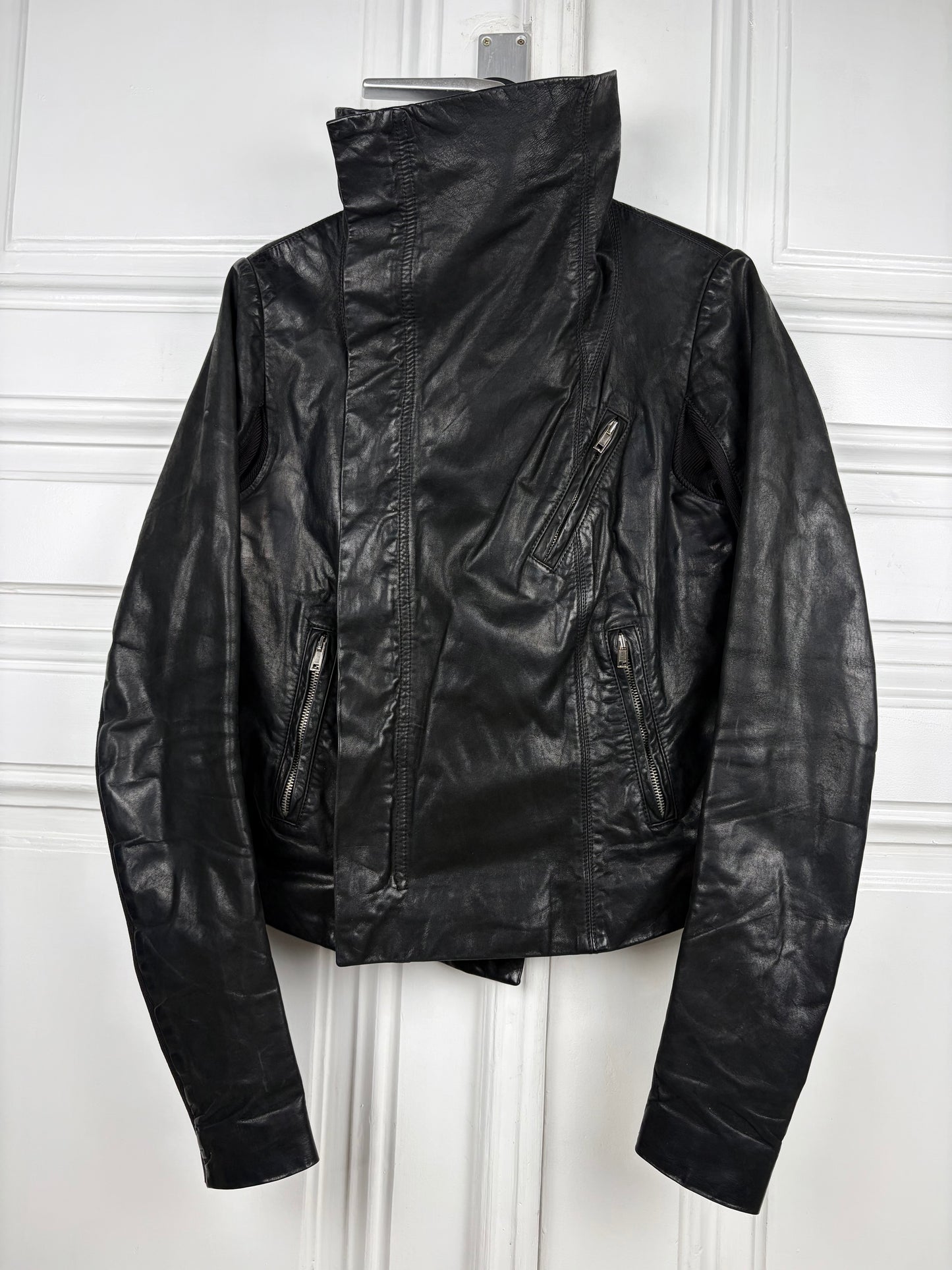 Rick Owens Olmar&Mirta Classic Biker Leather Jacket
