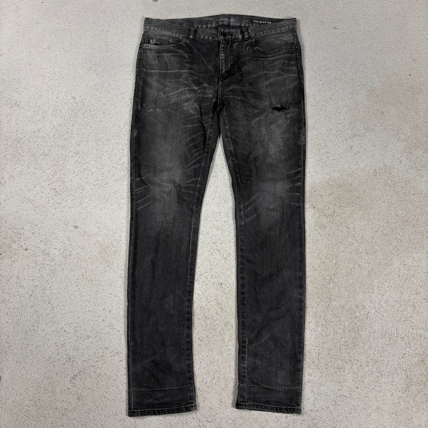 Saint Laurent 2018 D02 Distressed Denim