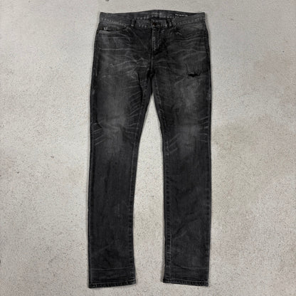 Saint Laurent 2018 D02 Distressed Denim
