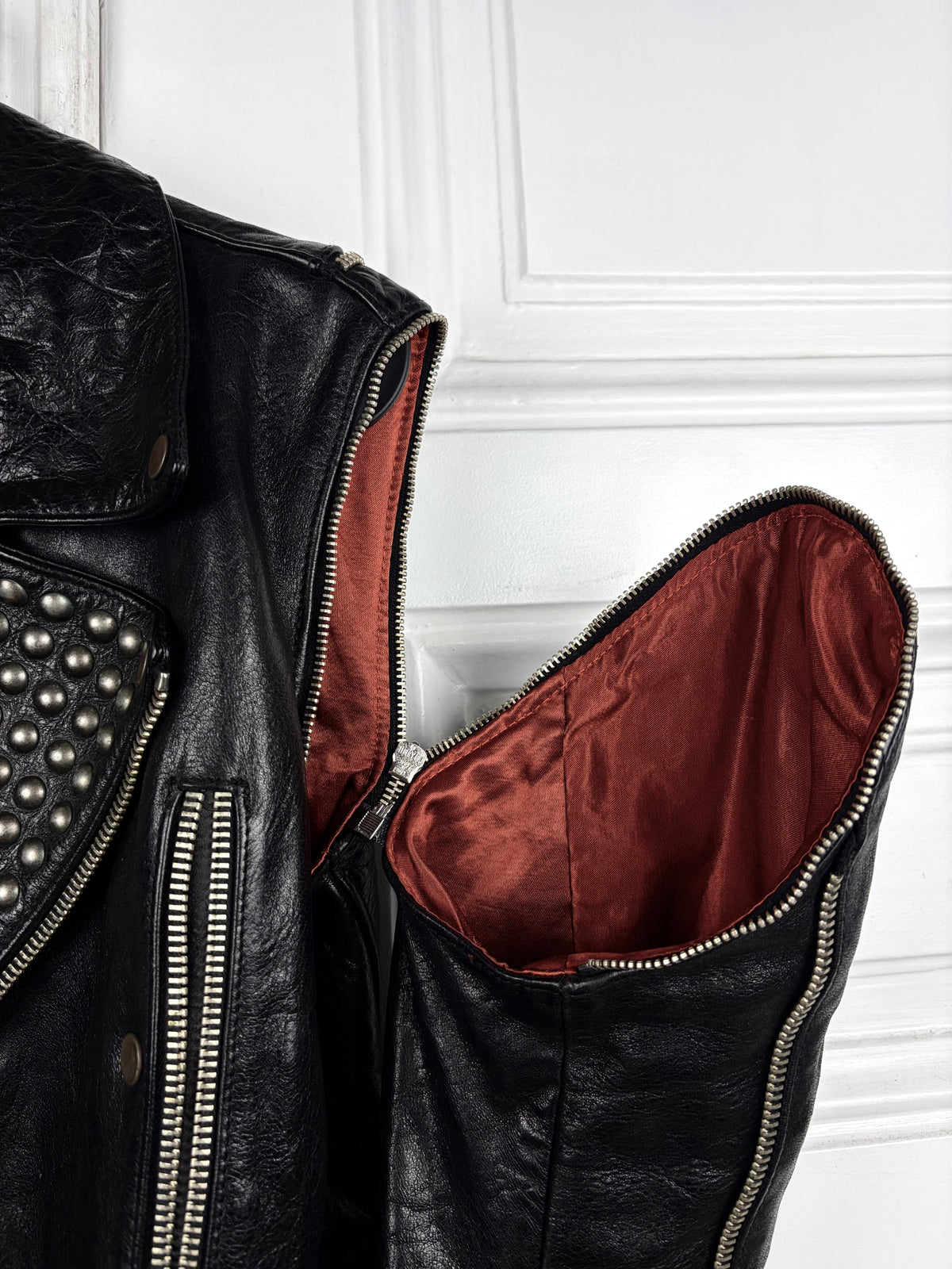 Hollywood trading company Studded Leather Jacket