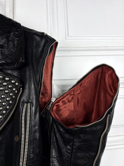 Hollywood trading company Studded Leather Jacket