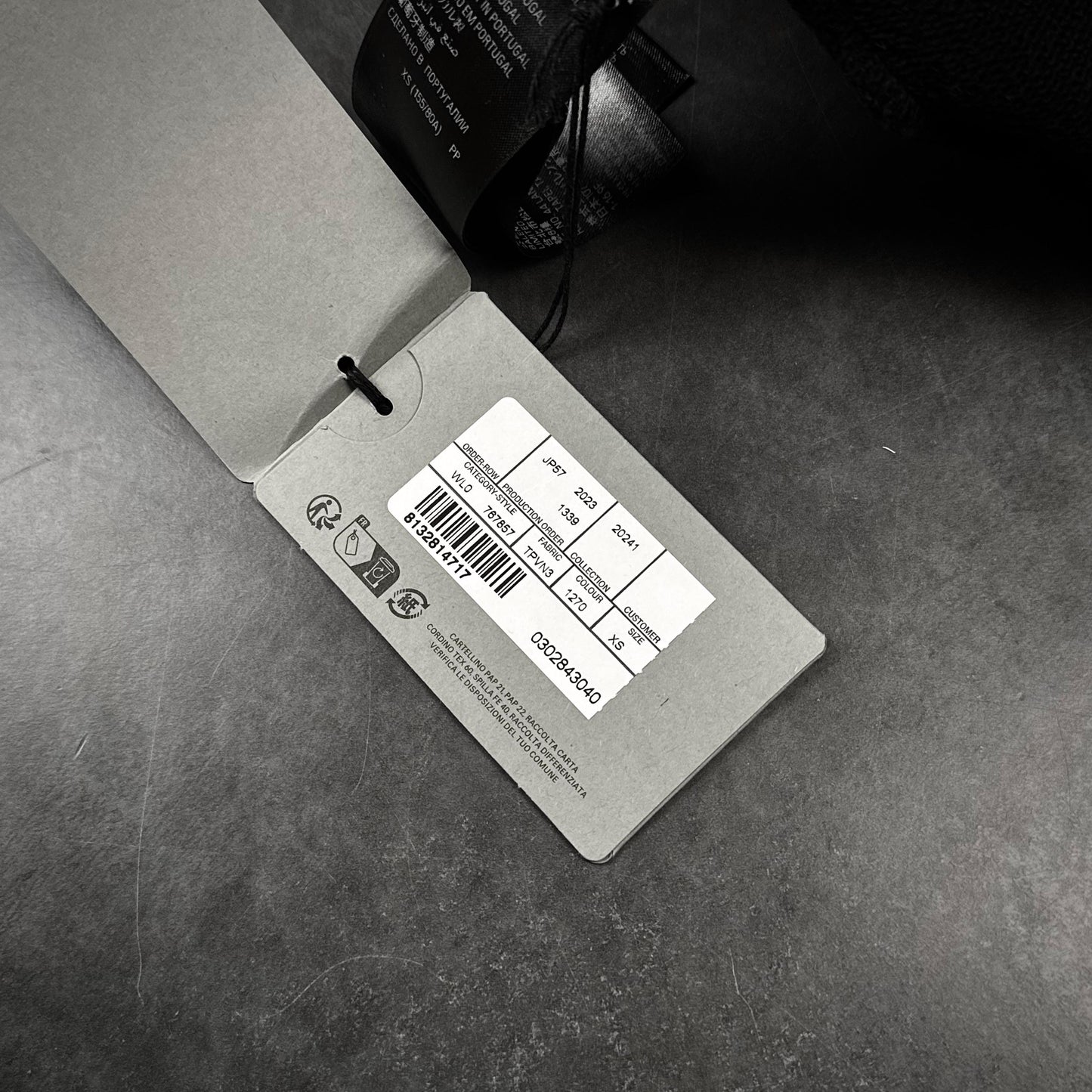 Balenciaga sticker zip hoodie sample