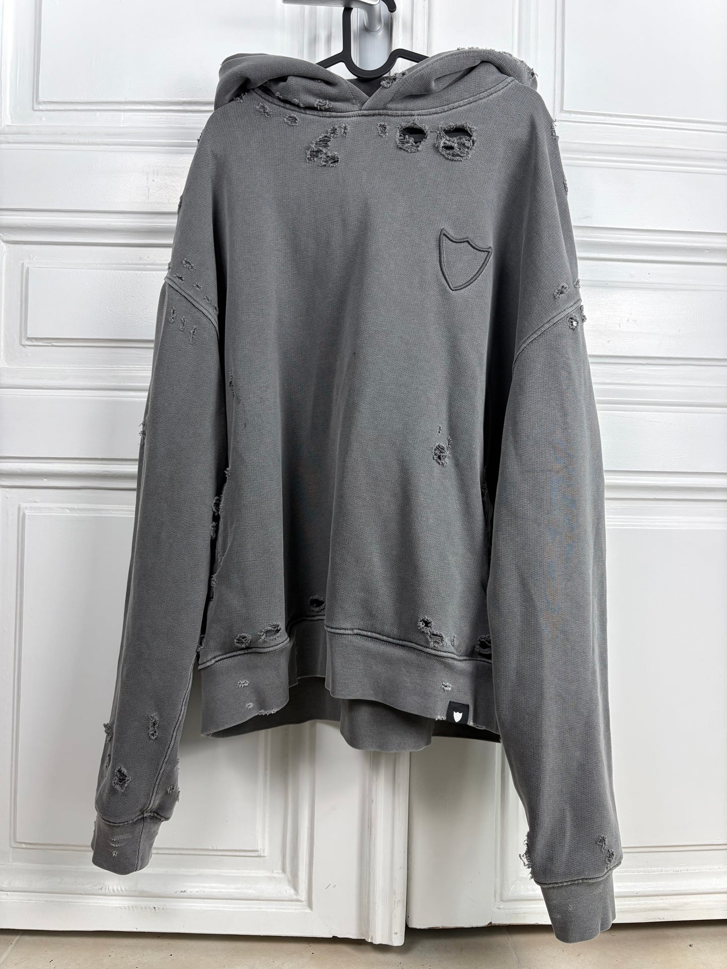 HTC Heavy Distressed Shield Hoodie