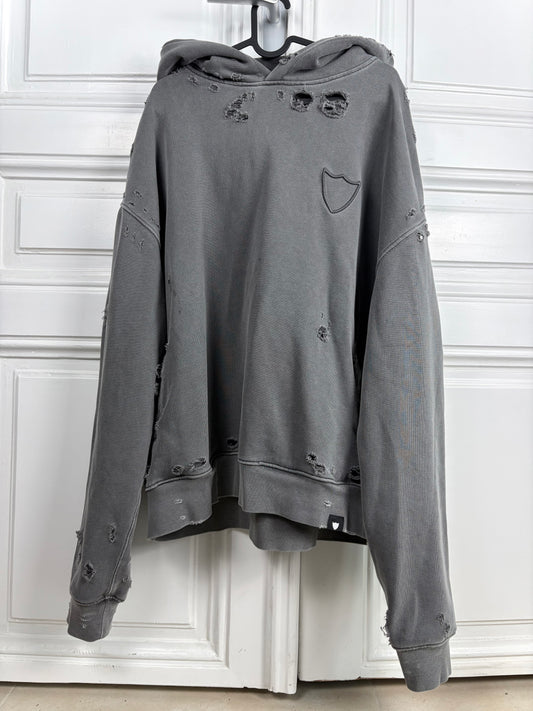 HTC Heavy Distressed Shield Hoodie