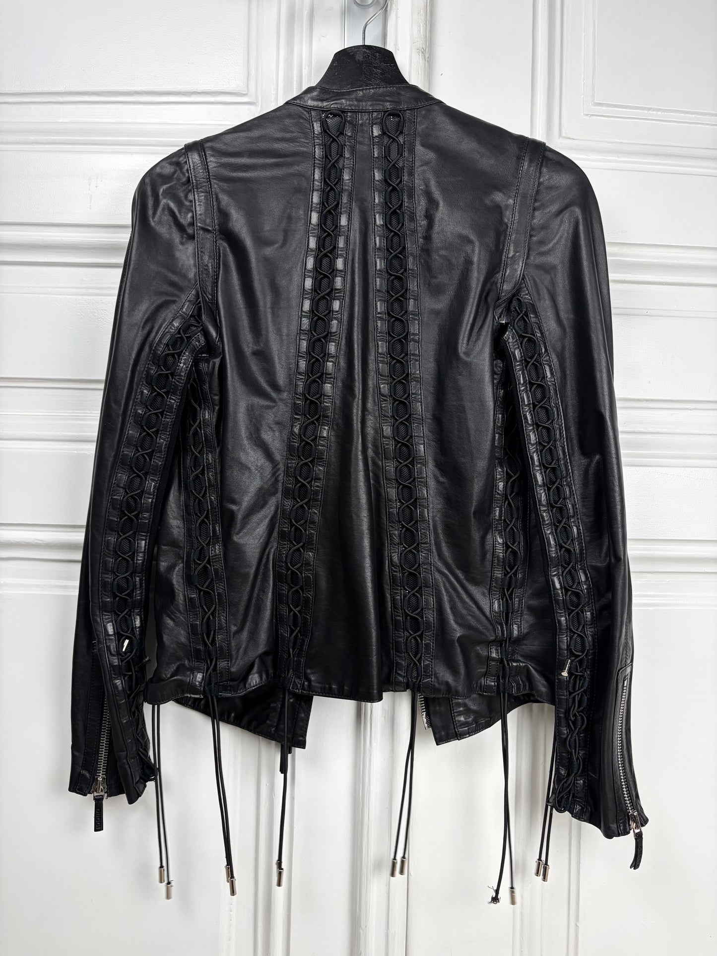 Gucci SS10 Braided leather jacket