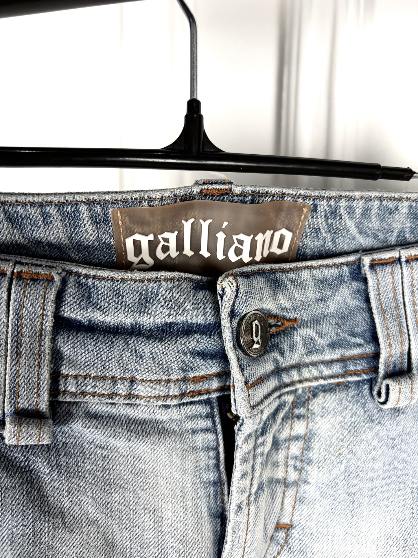 Galliano Distressed Doll Denim