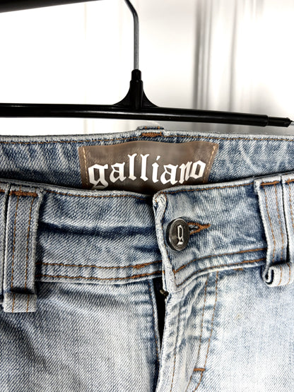 Galliano Distressed Doll Denim