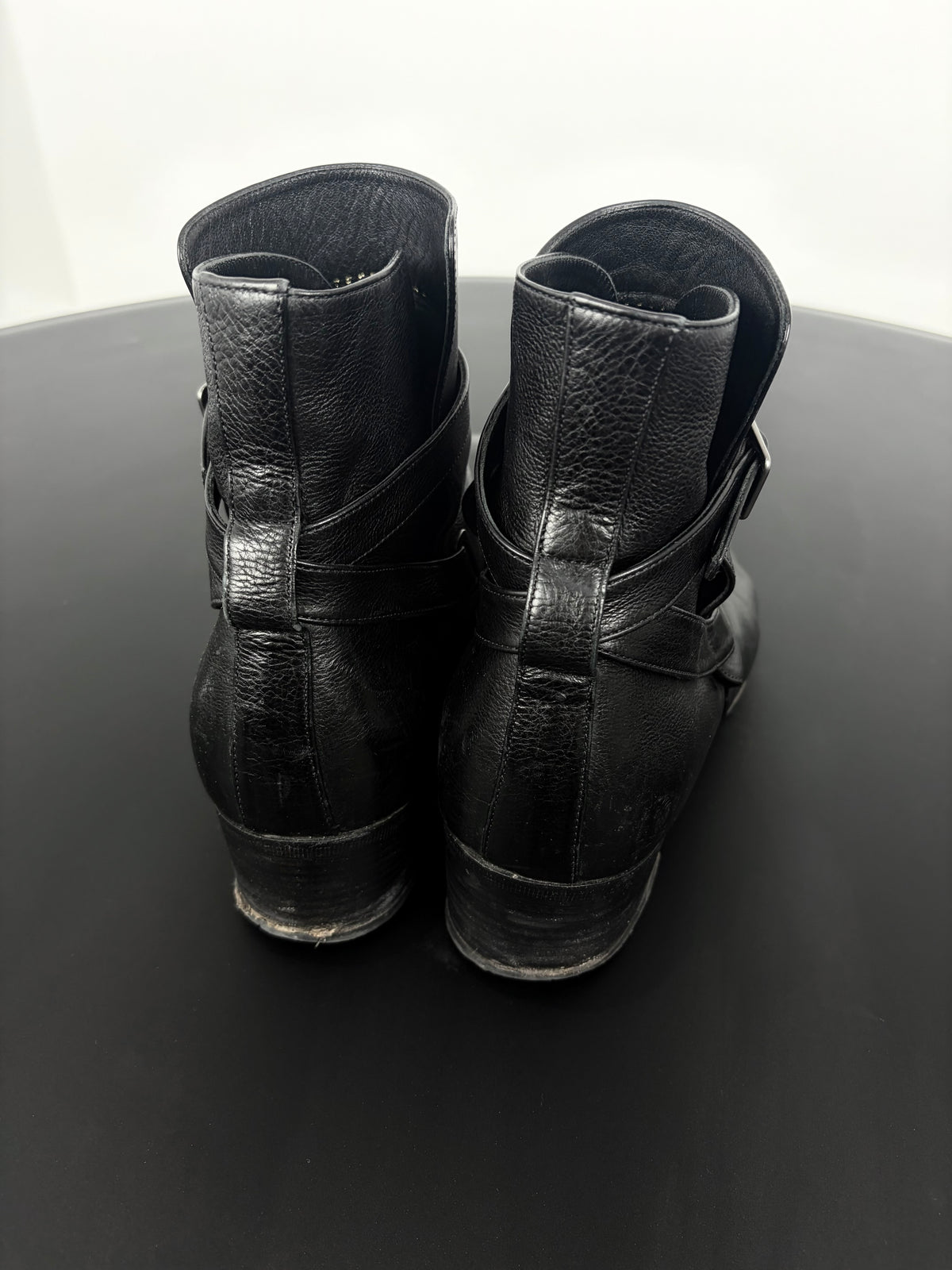 Saint Laurent Dorian Buckle Boots
