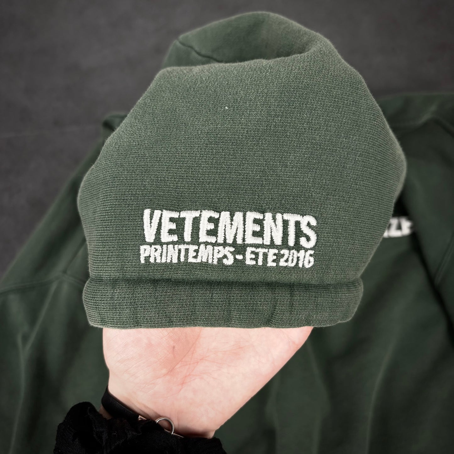 Vetements 2016 Polizei Hoodie