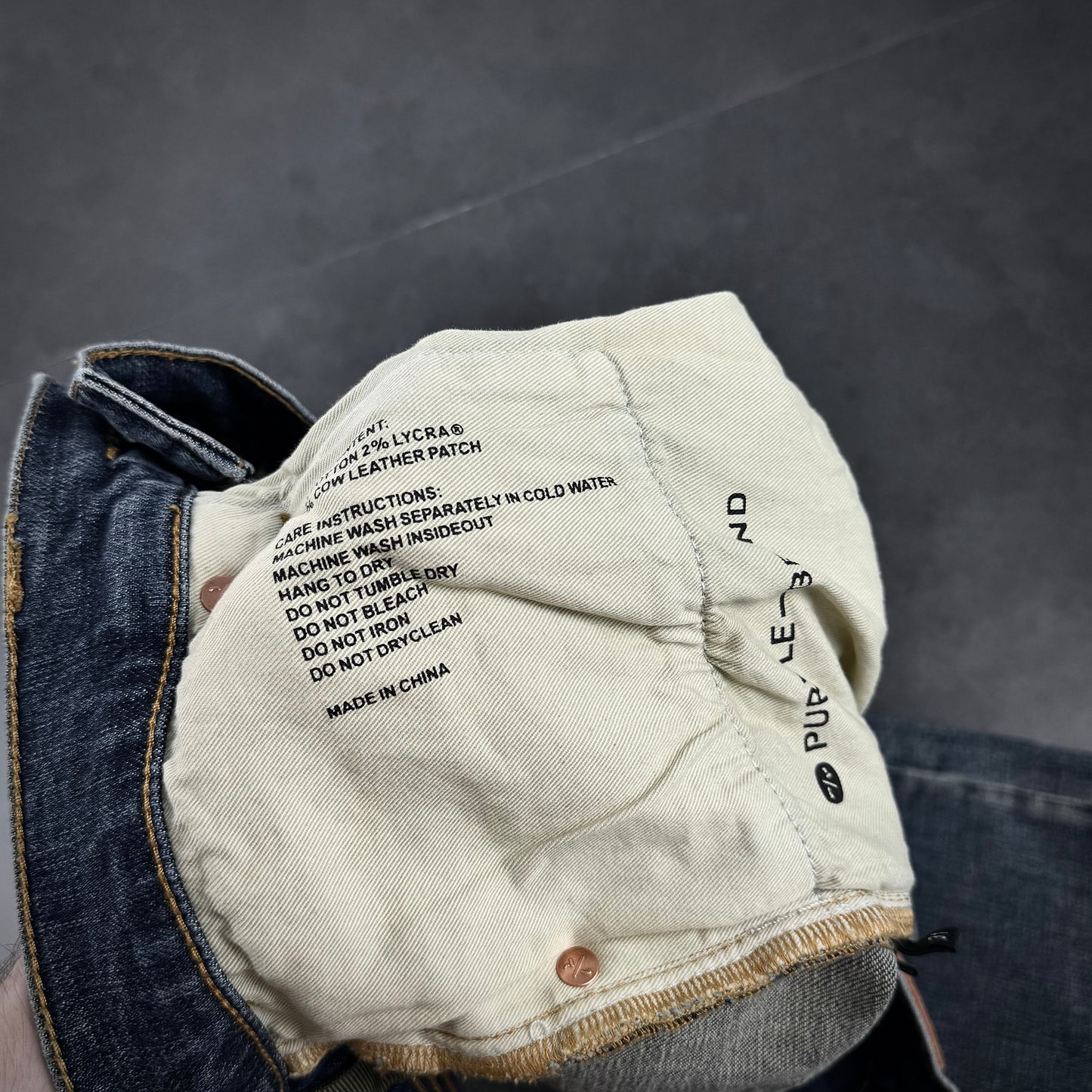 Purple Brand „P004“ Flared Denim