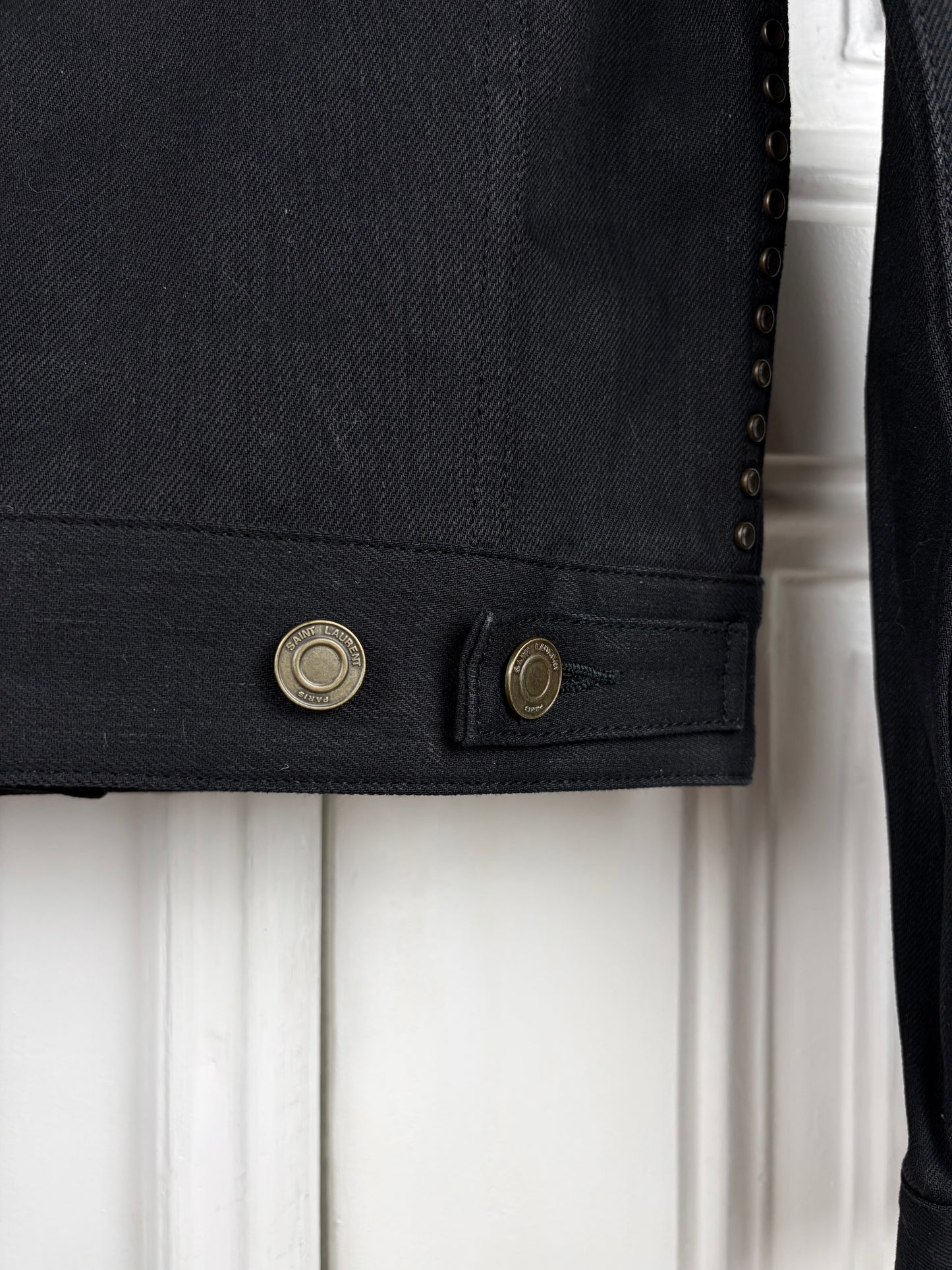 Saint Laurent 2013 Studded Denim Jacket