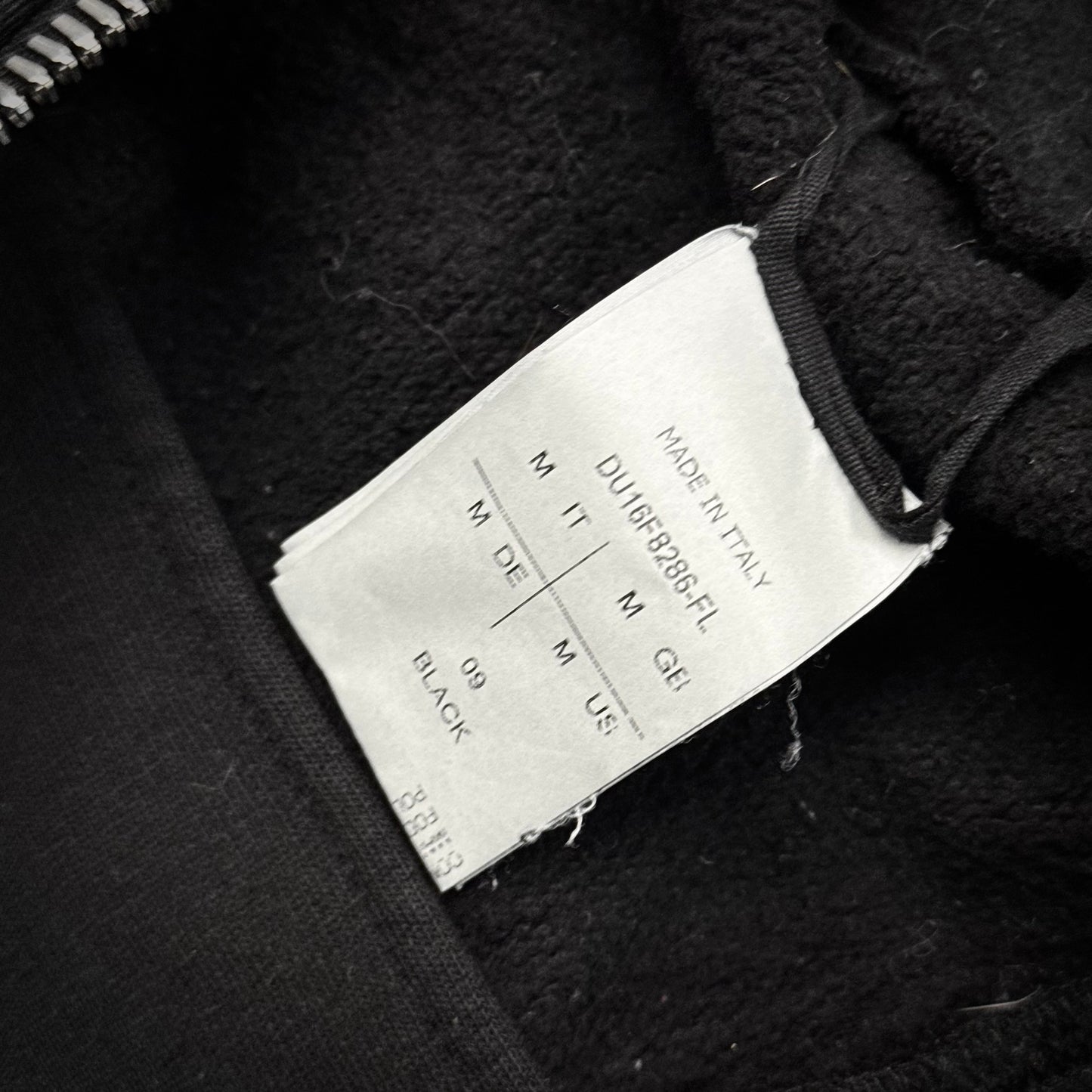 Rick Owens 2016 Leather „Mountain“ Hoodie