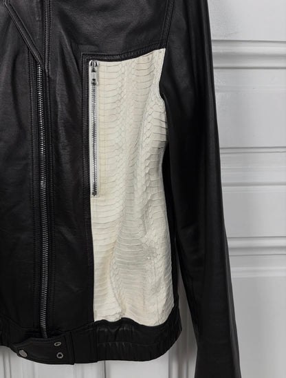 Rick Owens SS/20 Python Leather Jacket