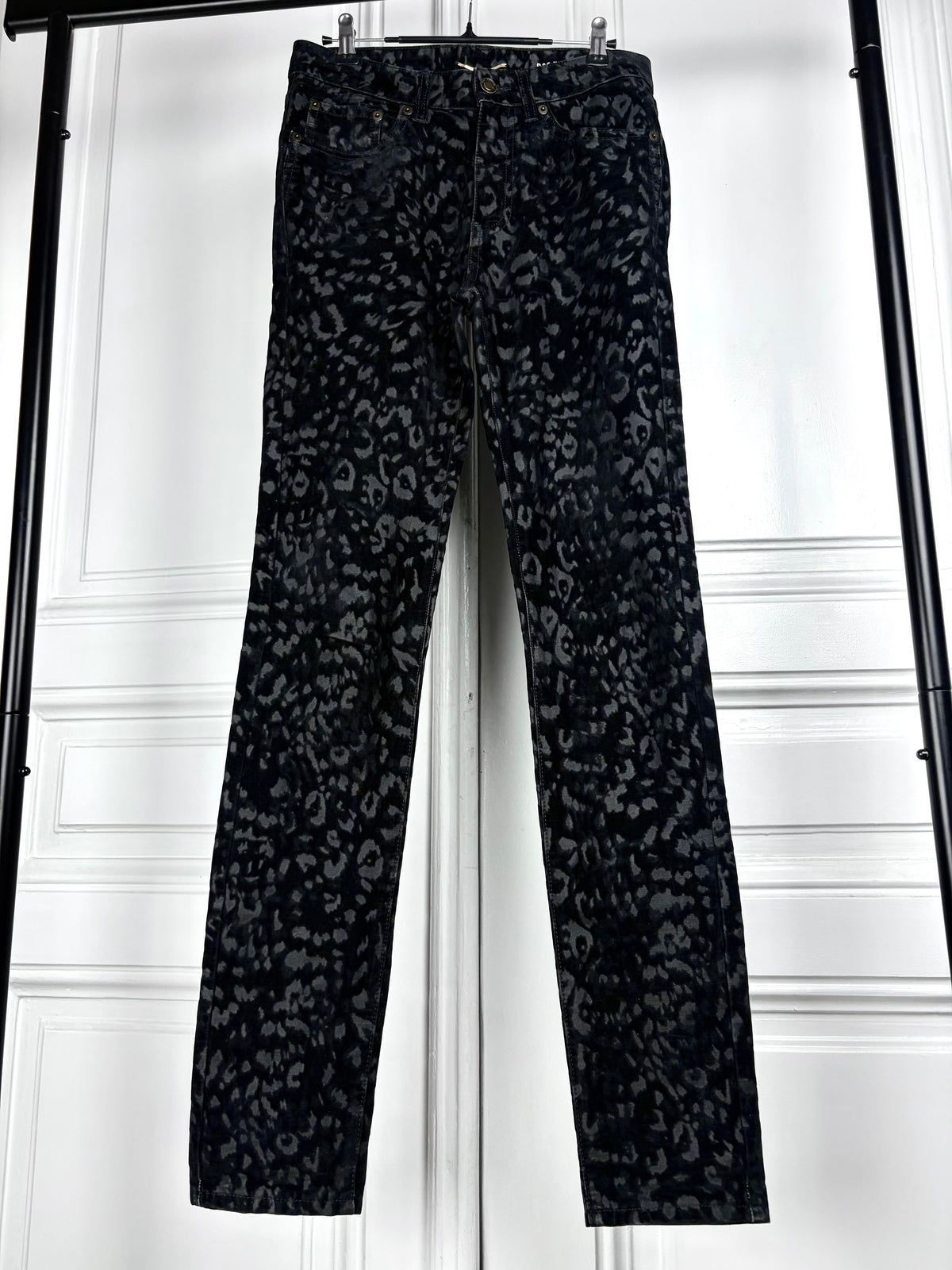 Saint Laurent Velours Leopard D05
