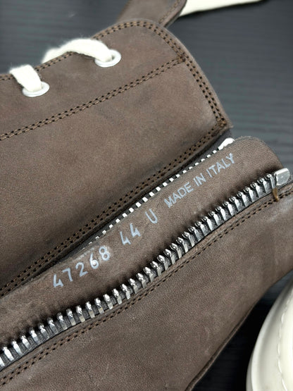 Rick Owens Suede Leather High Top Ramones