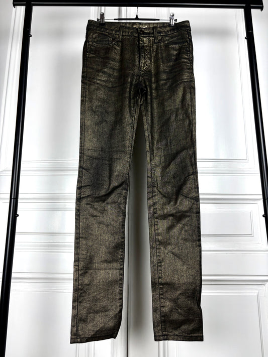 Saint Laurent Gold Coated D05 Denim