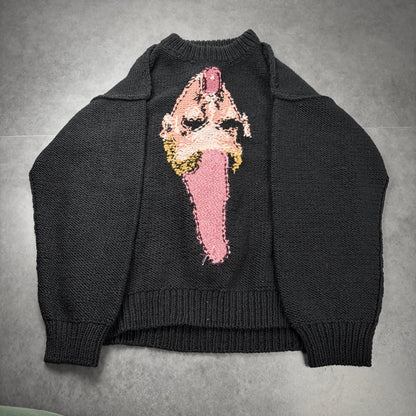 Doublet inside out sweater