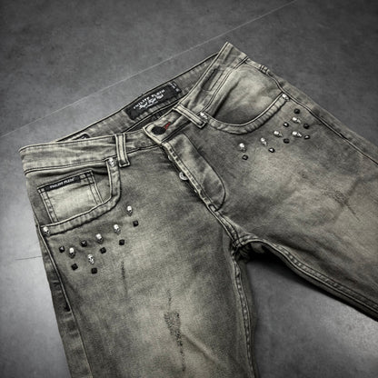 Philipp Plein Studded Denim