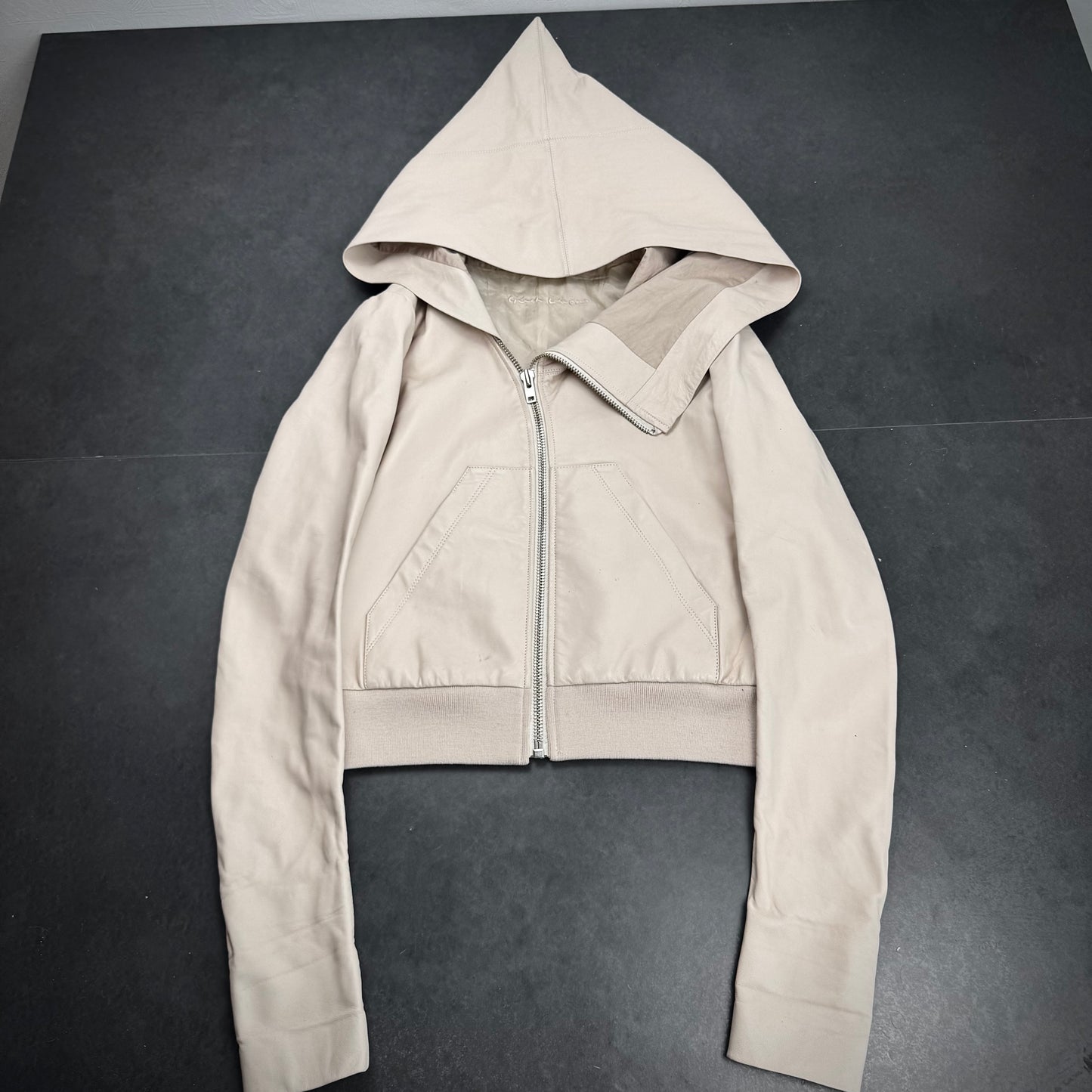 Rick Owens 2014 Olmar&Mirta Full Leather Wizard Hoodie