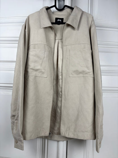 Stussy suede overshirt