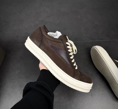 Rick owens brown/amethyst sample vans