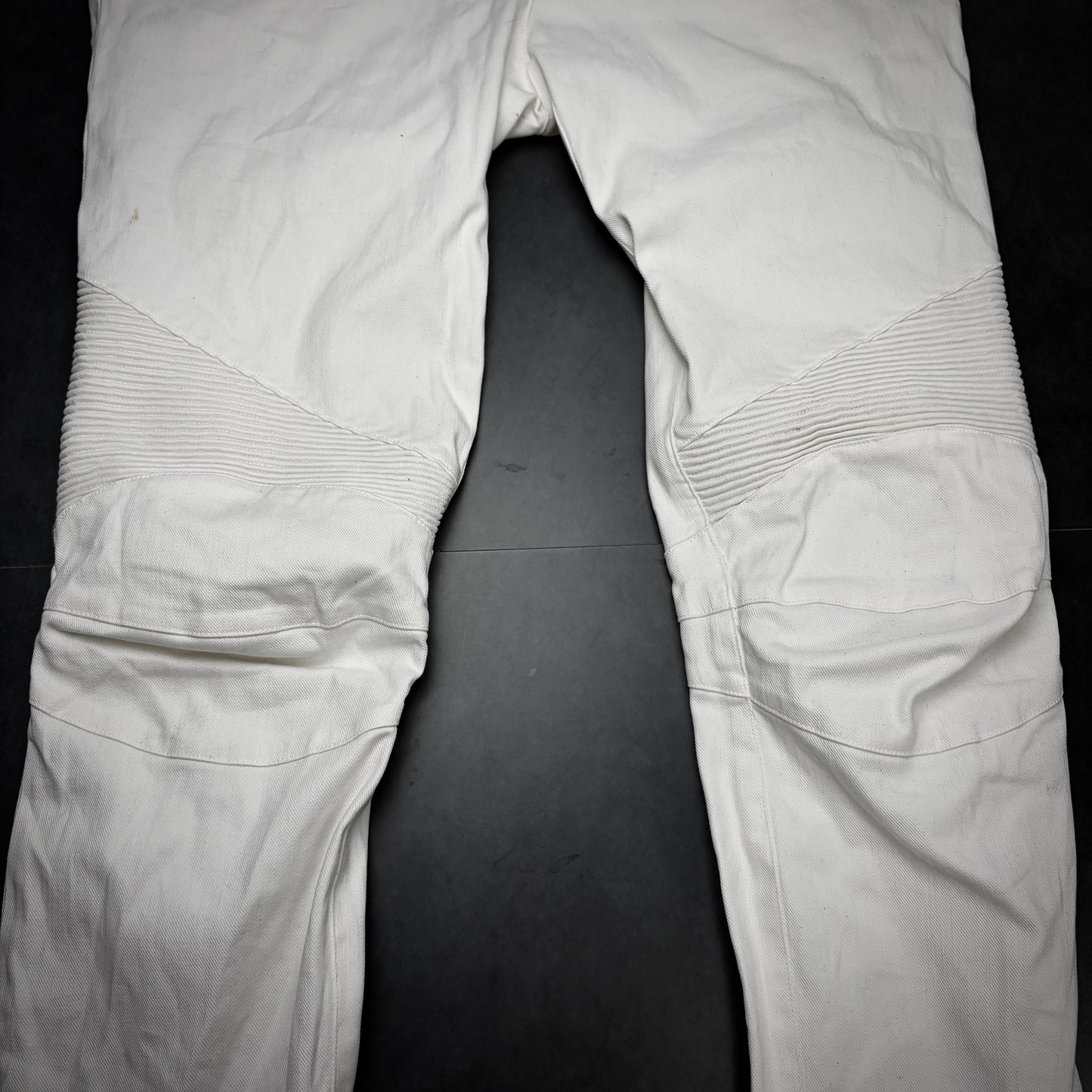 Balmain Biker Zip Denim