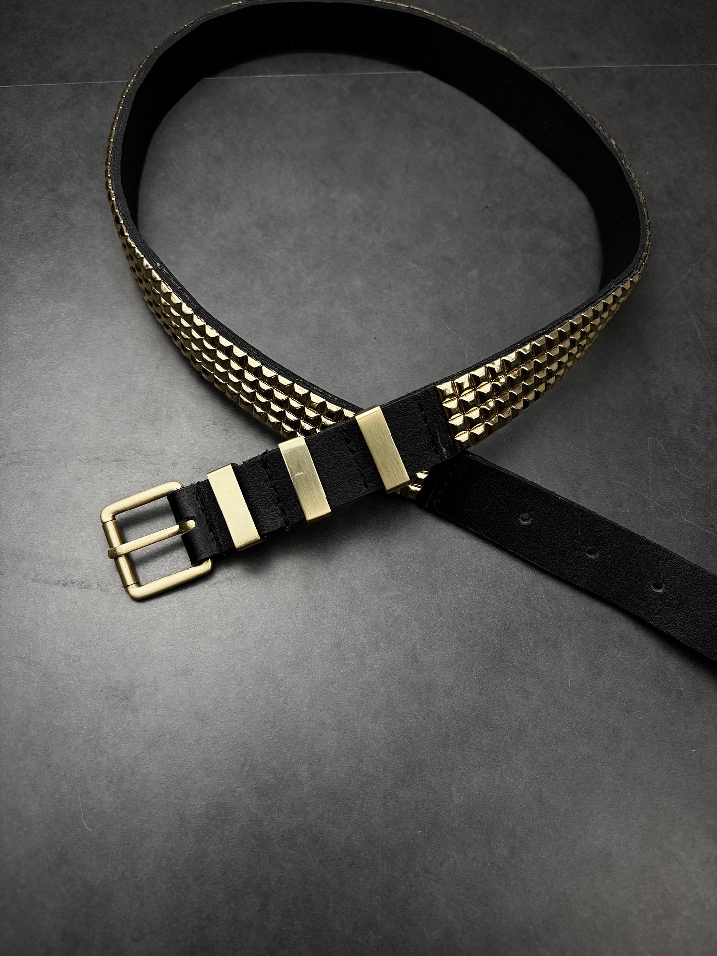 Faith Connexion Cow Leather Studded Belt