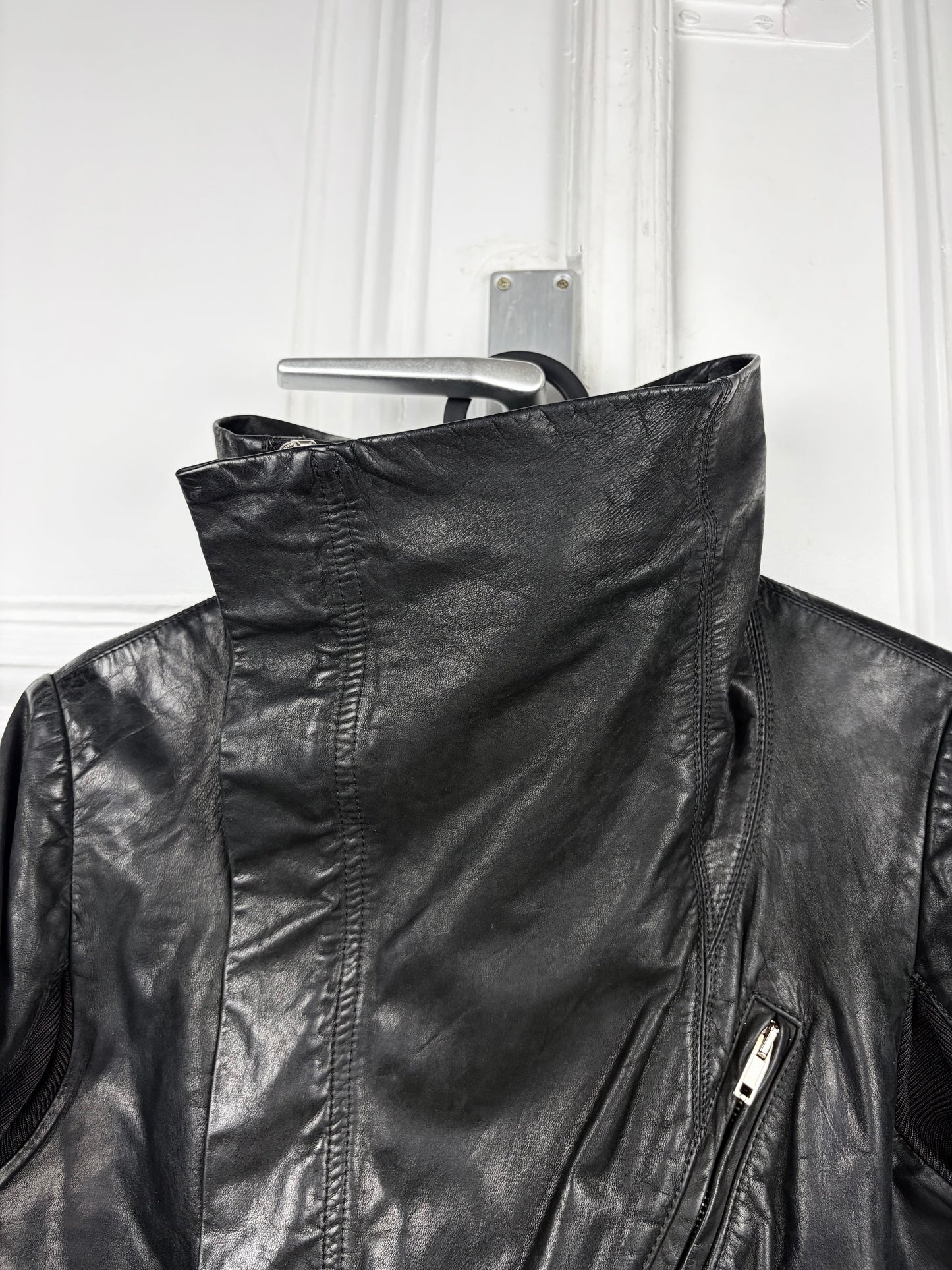 Rick Owens Olmar&Mirta Classic Biker Leather Jacket