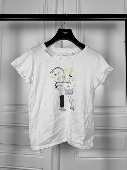 GARÇONS INFIDELES Distressed Love Tshirt