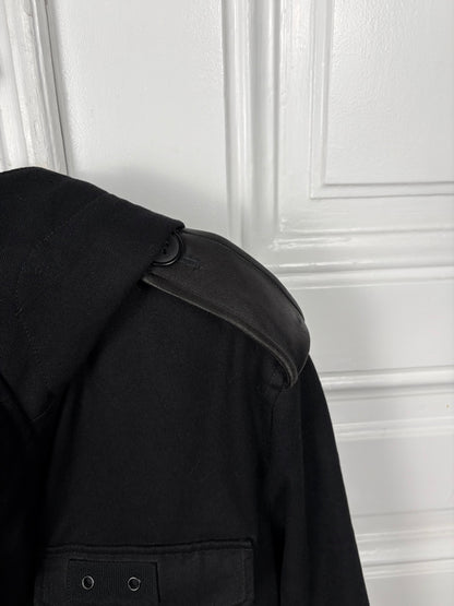 Saint Laurent Cropped Leather Panel Parka(preis)