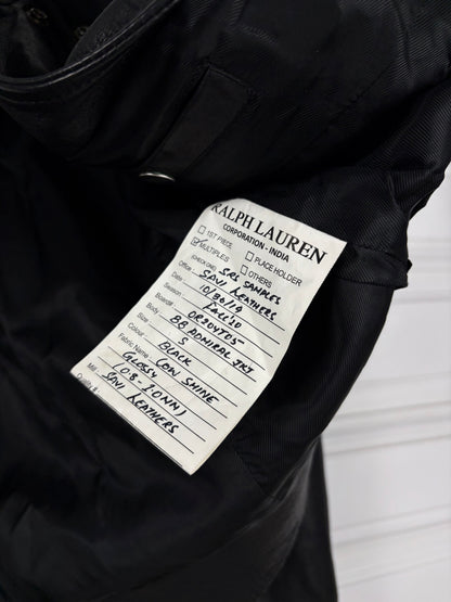 Ralph Lauren Sample Leather Napoleon Jacket