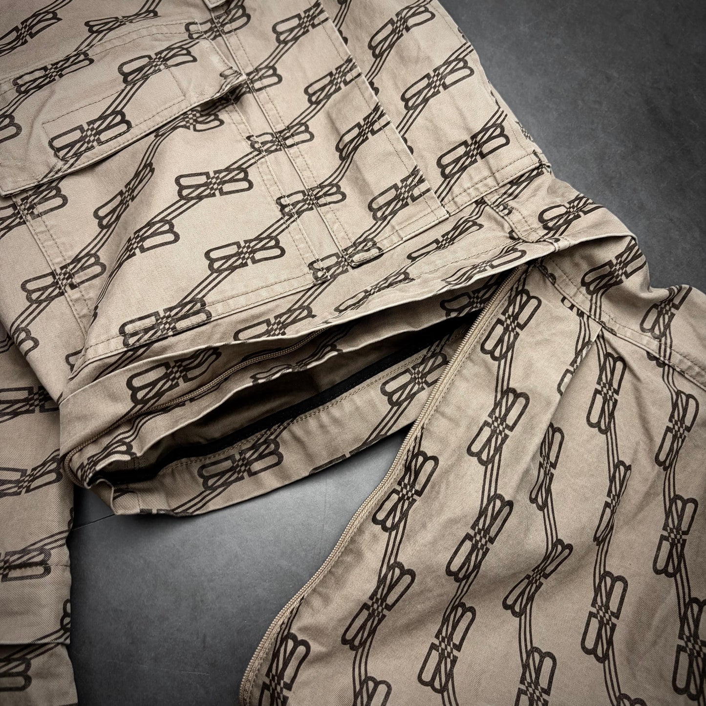 Balenciaga transformable logo camo