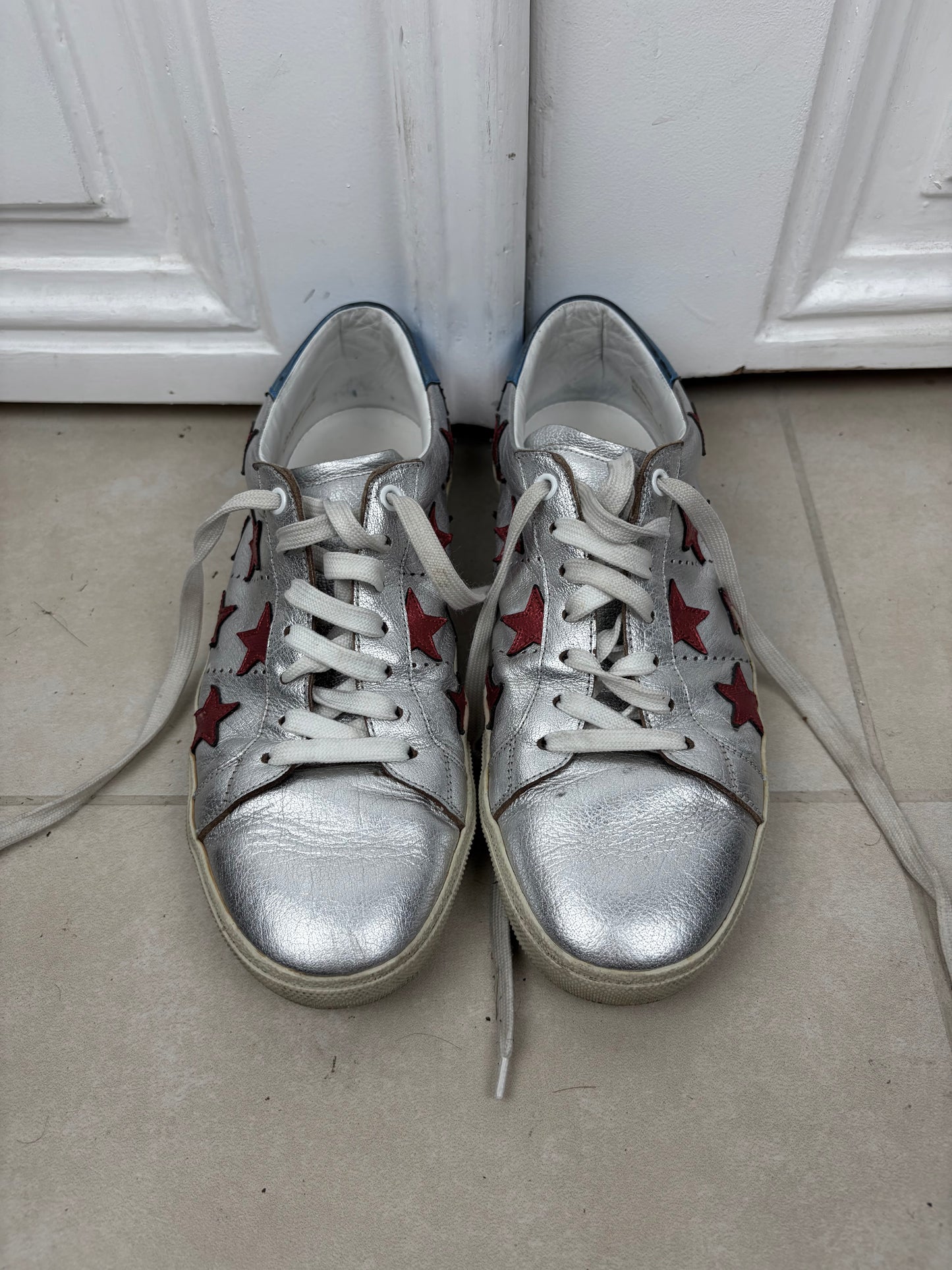 Saint Laurent Silver Star Sneaker