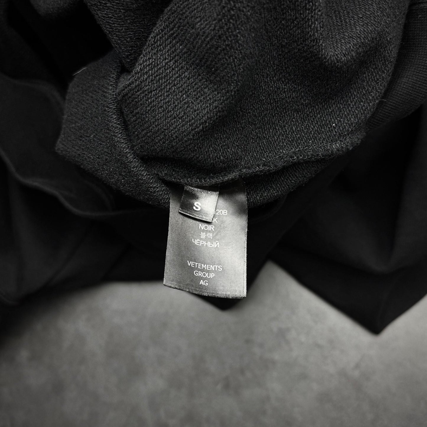 Vetements „limited edition“ hoodie