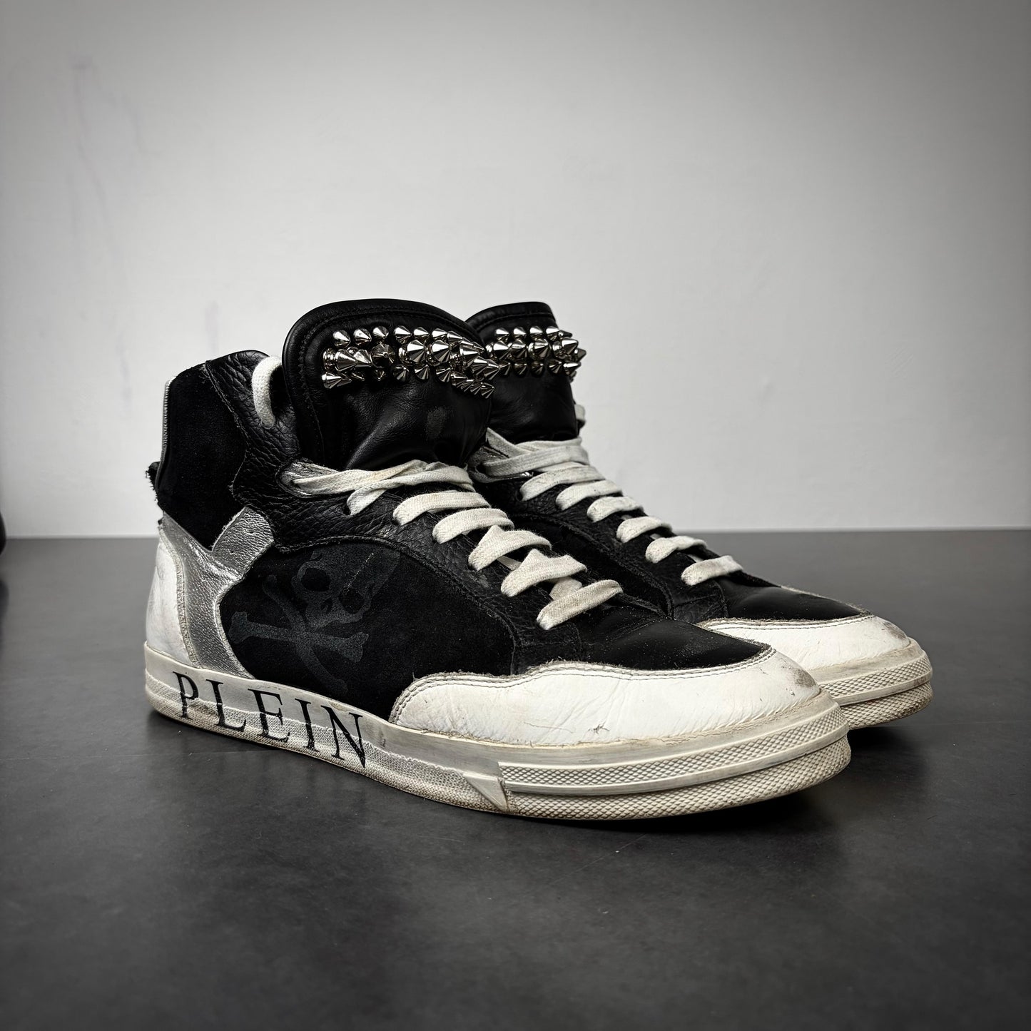 Philipp plein studded high top sneaker