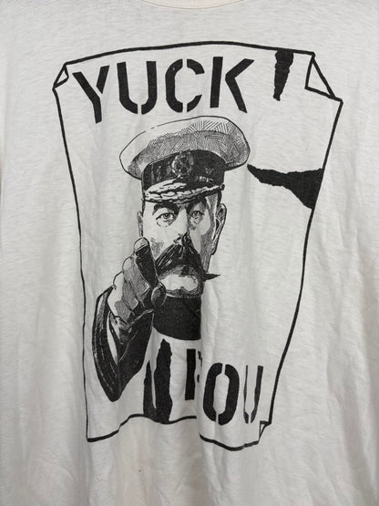 80s Paper Thin Boxy Yuck Fou Army Shirt