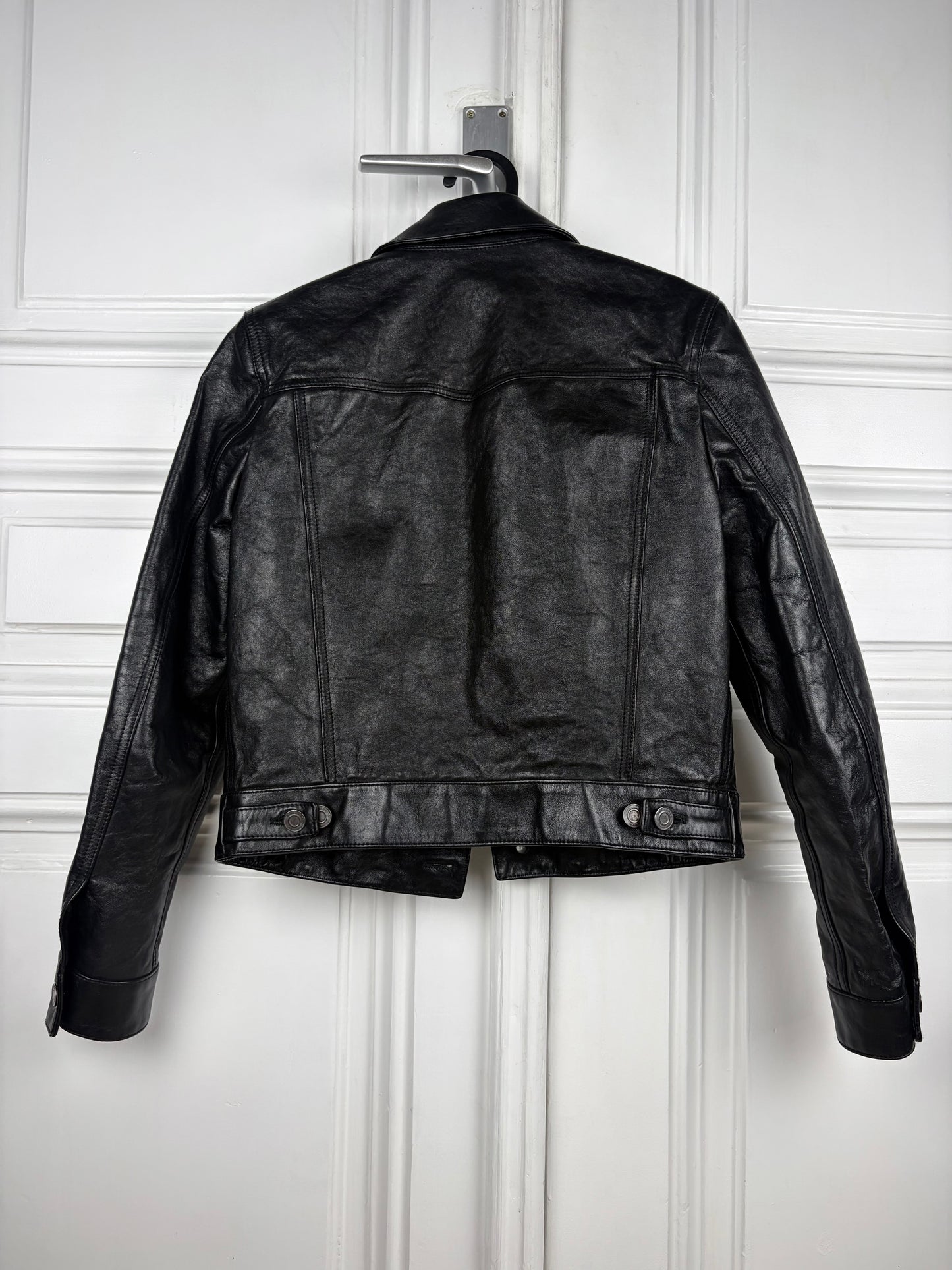 Saint Laurent Leather Zip Biker Jacket