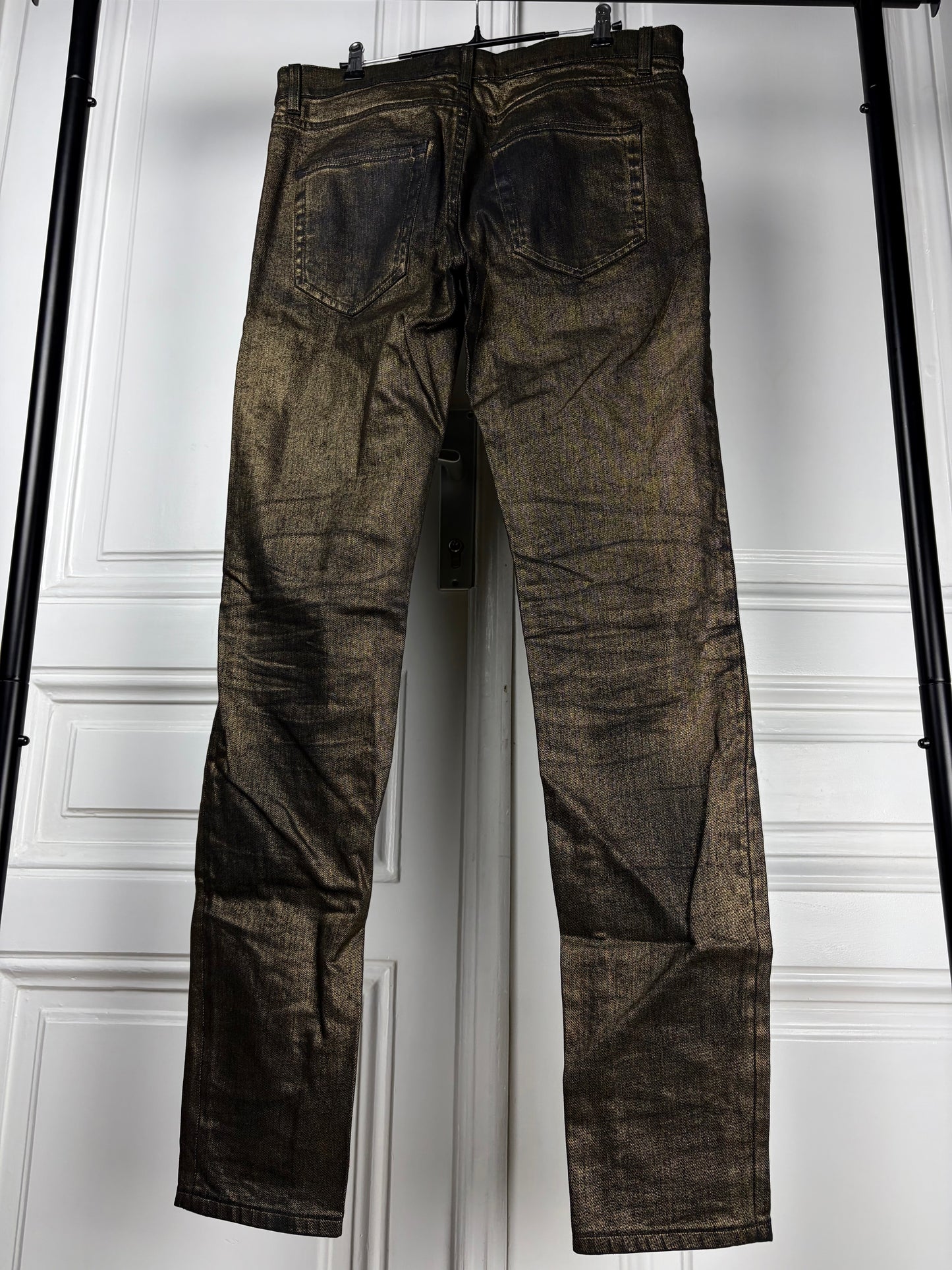 Saint Laurent 2017 Gold Coated Denim