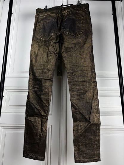 Saint Laurent 2017 Gold Coated Denim